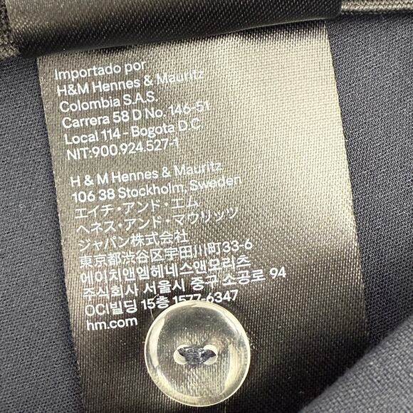 H&M Pants Women's Size 10 NWT Dark Navy Business Office Work Slacks Stretch - Picture 14 of 16